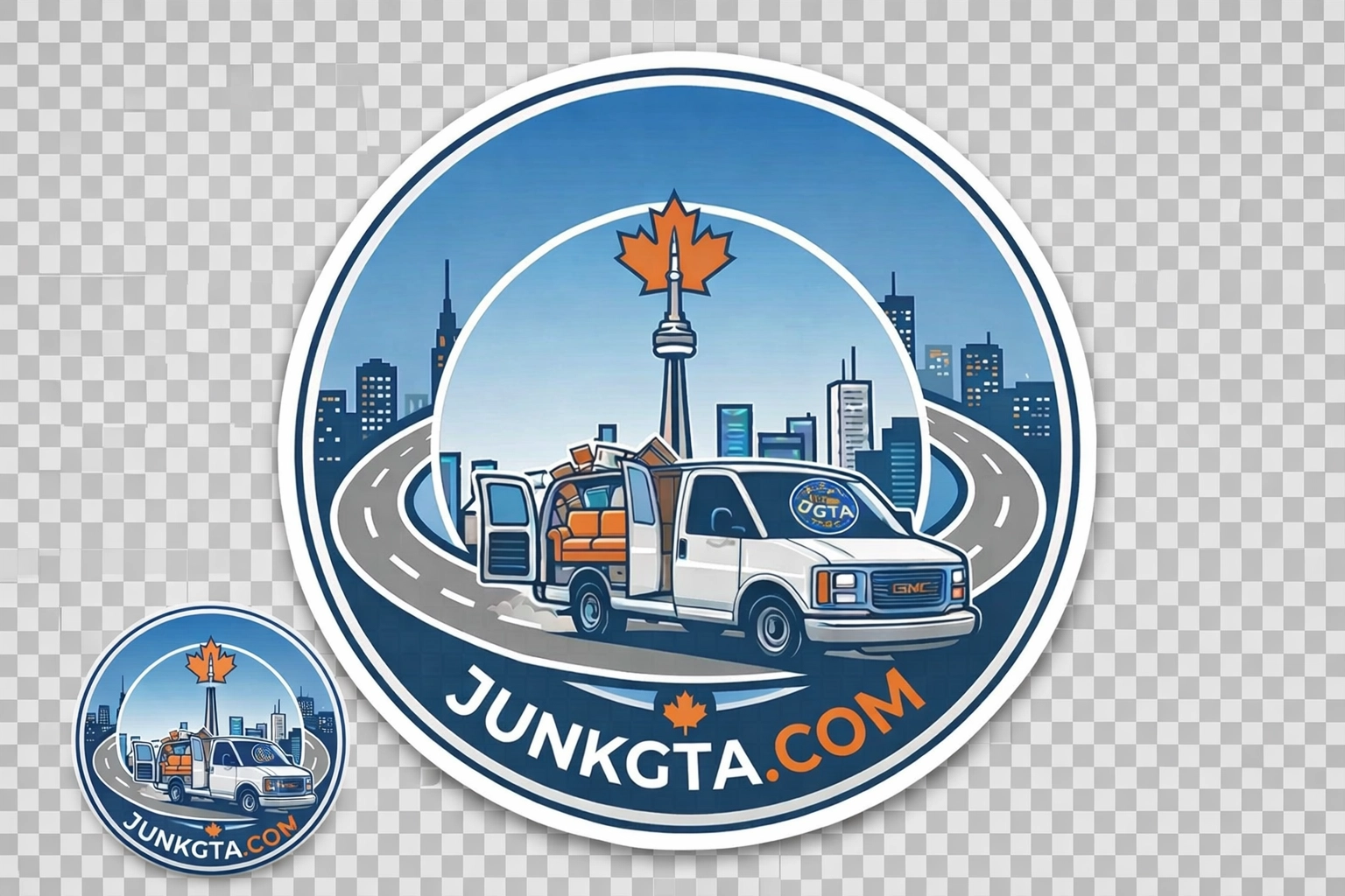 Why Property Managers in North York Choose Junk GTA branded-junk-removal-cargo-van-toronto-skyline.webp