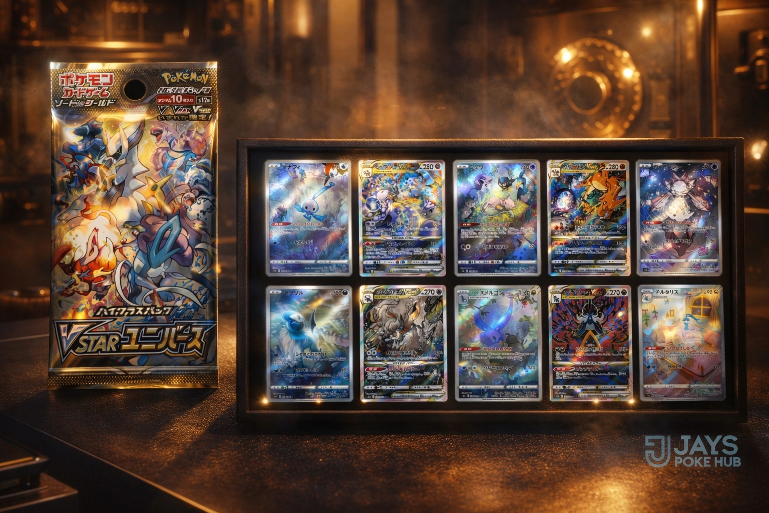 Japanese Pokémon VSTAR Universe High-Class Booster Pack and Featured Cards
