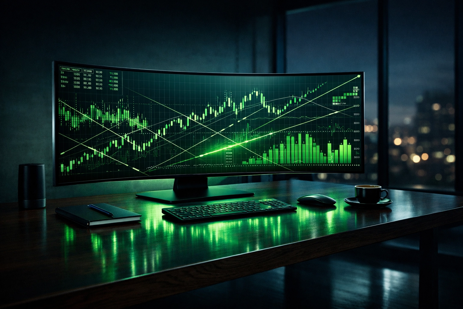 A professional data-driven betting workstation displaying Gecko Edge AI market analysis and trends.