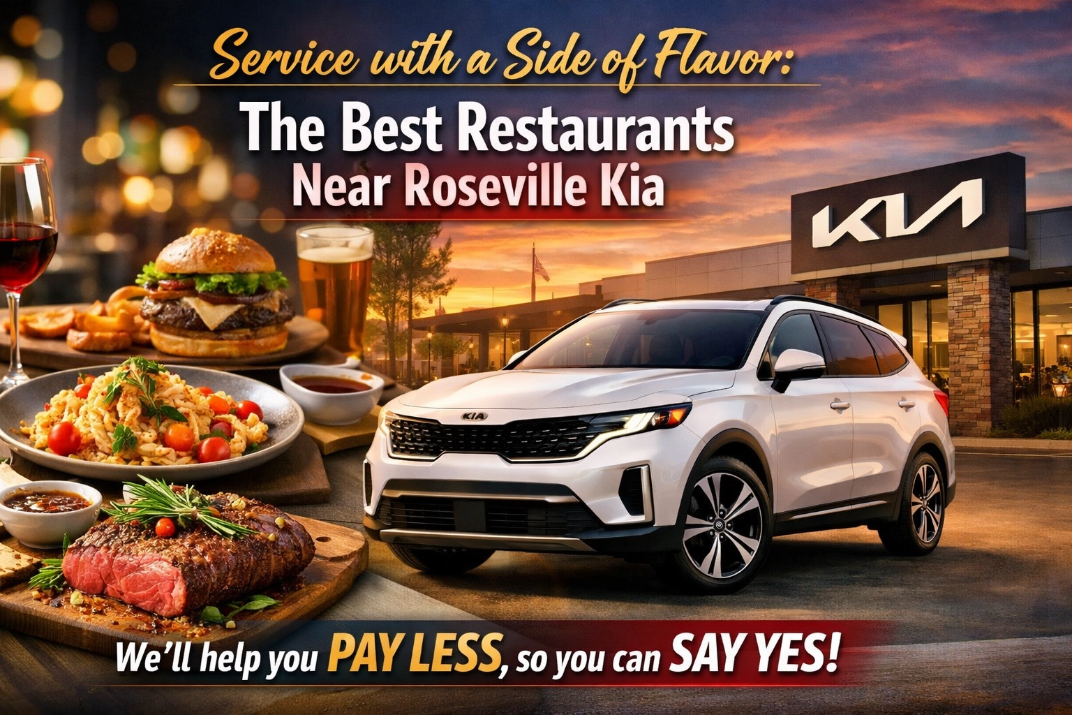 [HERO] Service with a Side of Flavor: The Best Restaurants Near Roseville Kia