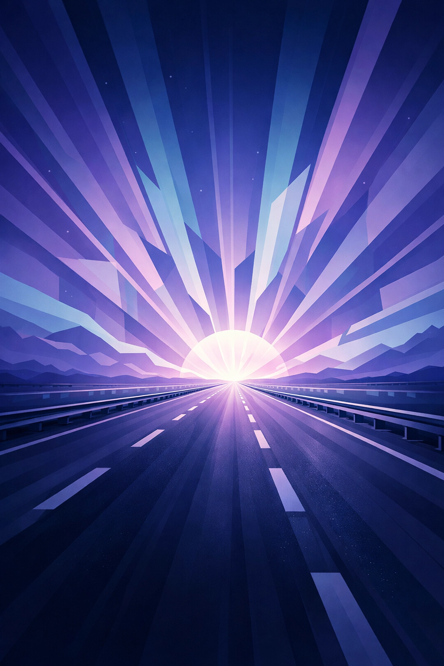 A driver's perspective of a wide motorway symbolizing the future of HGV driver jobs in the North West.