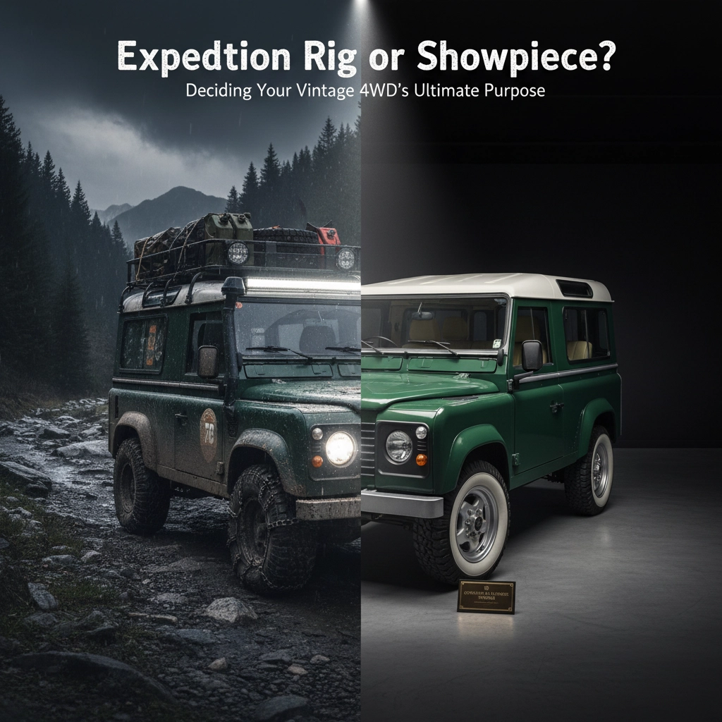 Expedition Rig or Showpiece? Deciding Your Vintage 4WDs Ultimate Purpose
