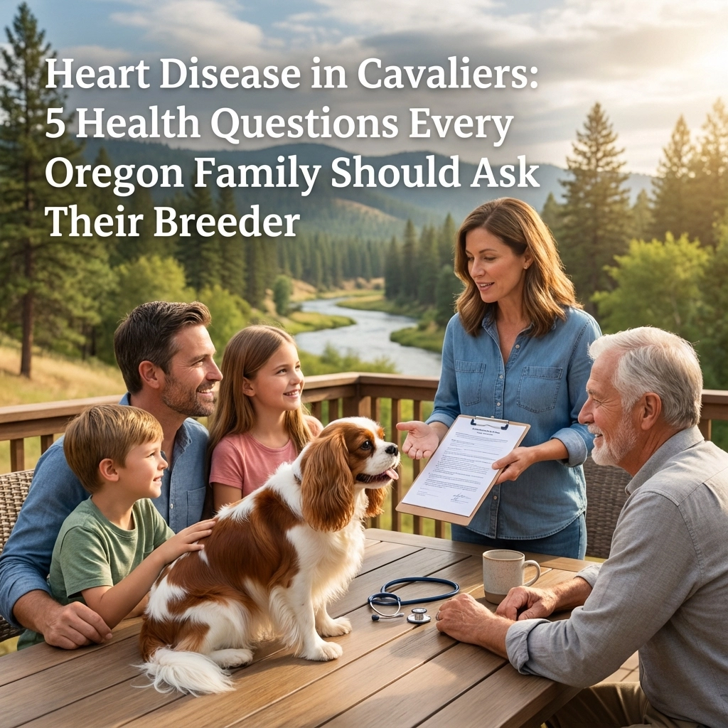 Heart Disease in Cavaliers: 5 Health Questions Every Oregon Family Should Ask Their Breeder