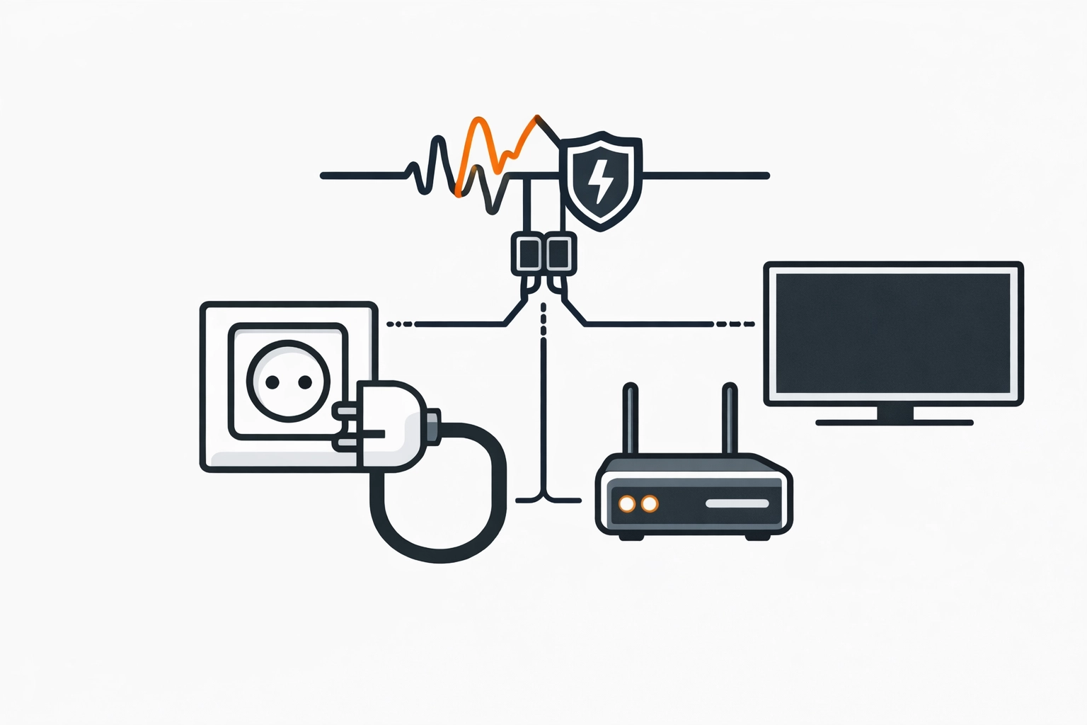 Überspannungsschutz für Elektronik und Smart Home in Wiener Haushalt