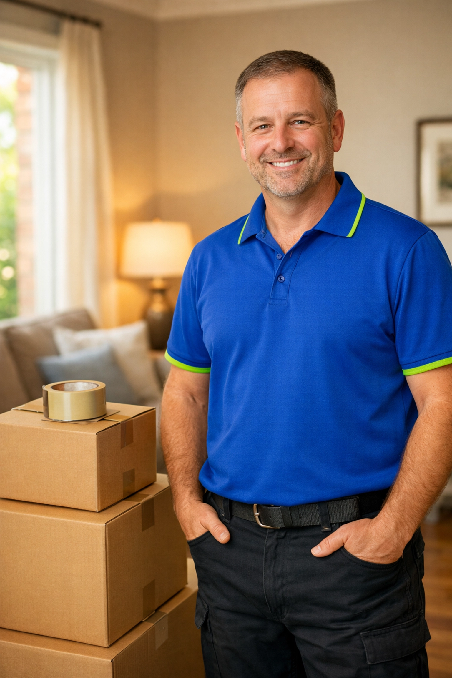 Junk GTA owner Roman providing compassionate senior estate cleanout services in a Barrie home within Simcoe County.