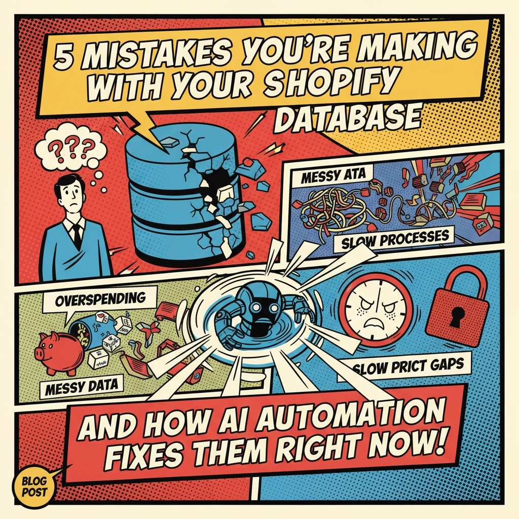 5 Mistakes You're Making with Your Shopify Database (And How AI Automation Fixes Them Right Now)