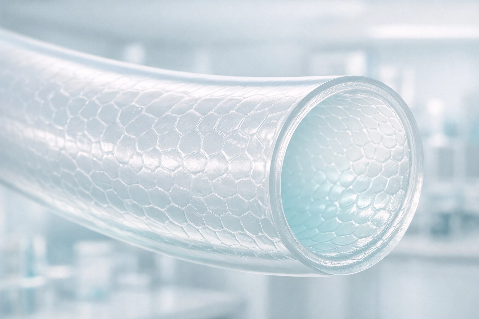 Healthy blood vessel with a smooth endothelial lining for improved circulation and vascular health.