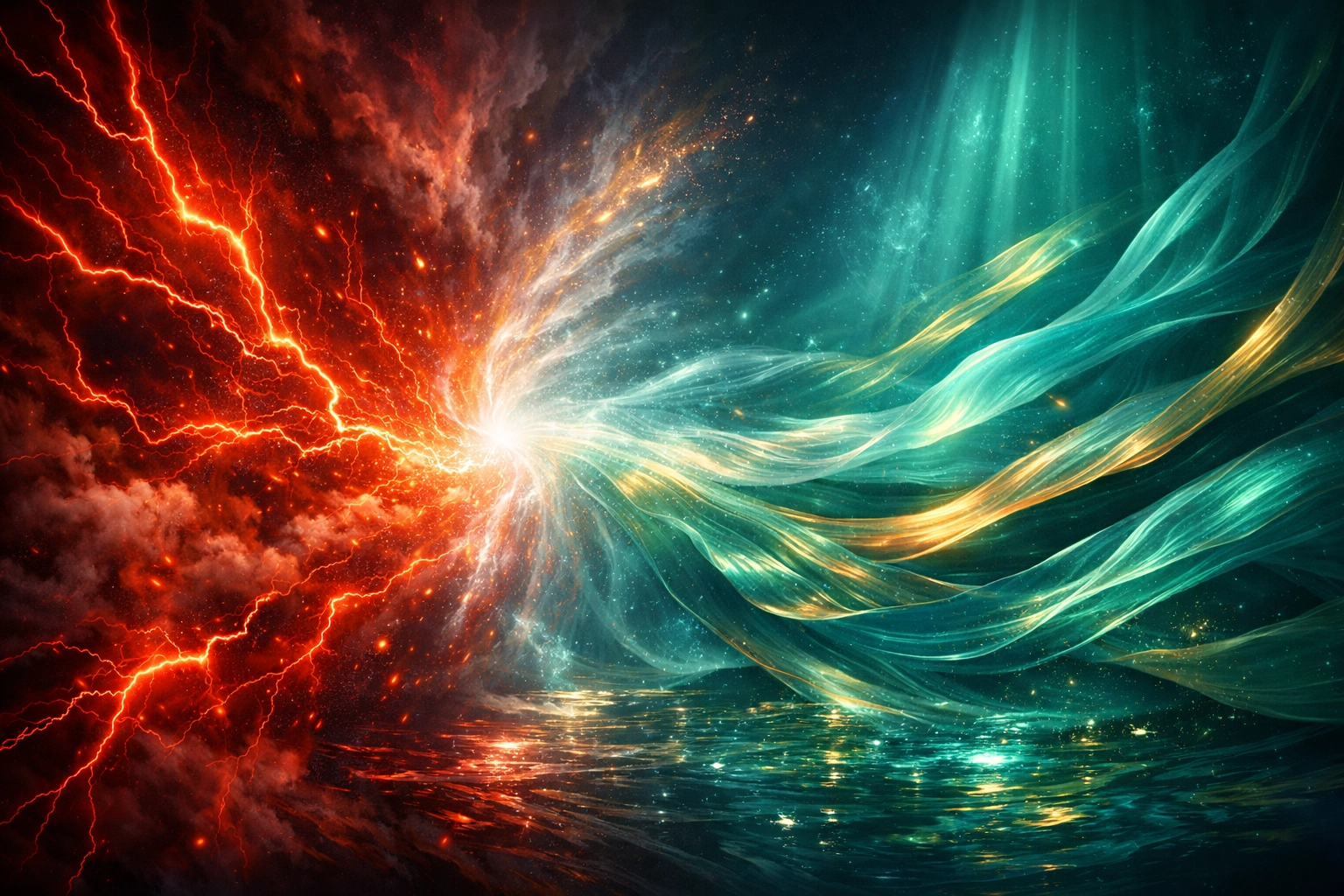 Visualizing the shift from a stressed nervous system to a regulated flow state for high performance.