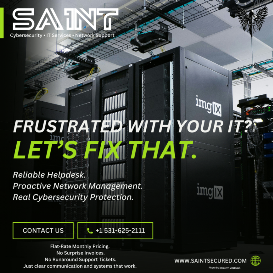 Modern server racks in a secure data center