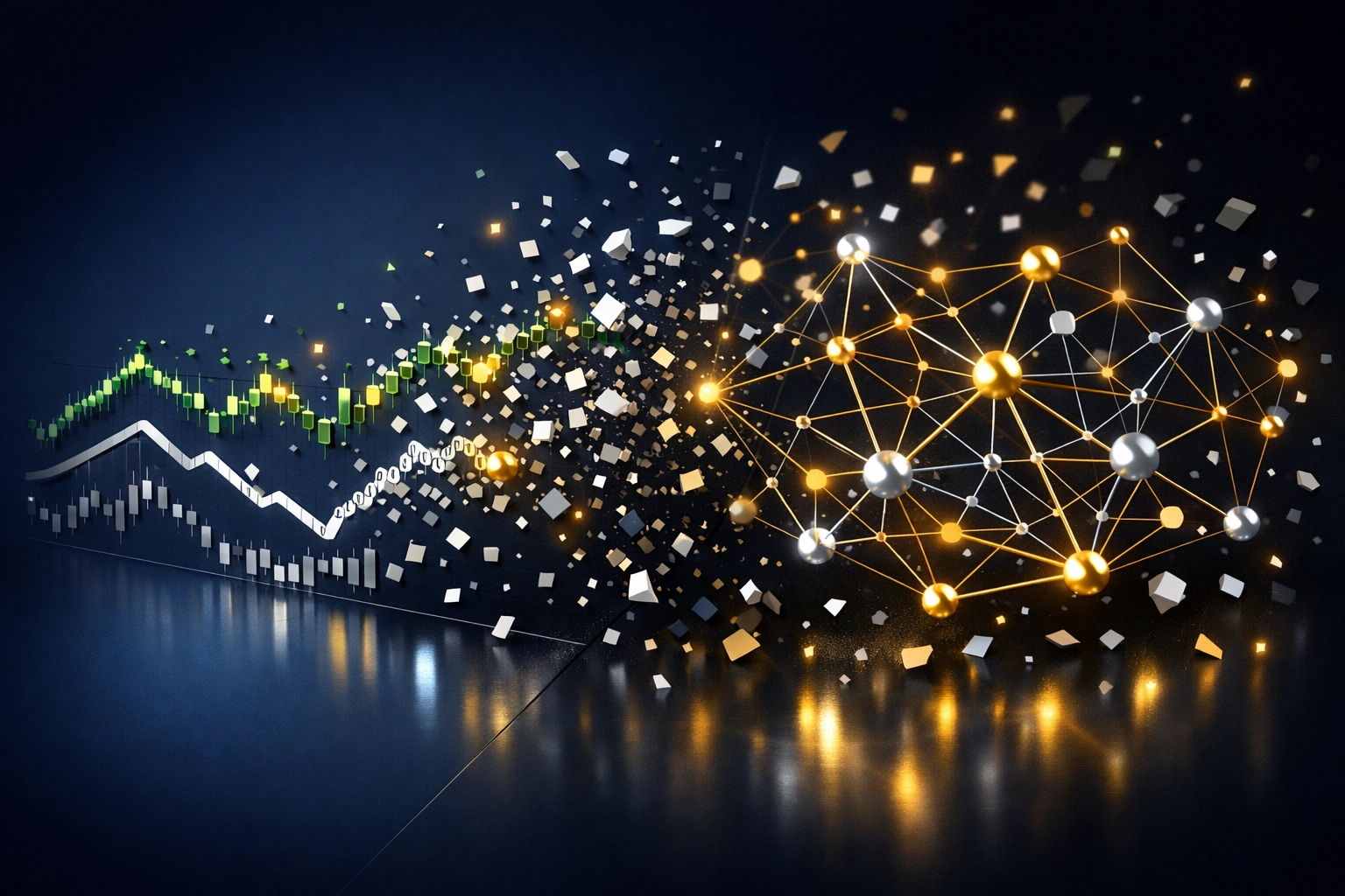 Traditional investment model transforming into alternative asset portfolio diversification strategy