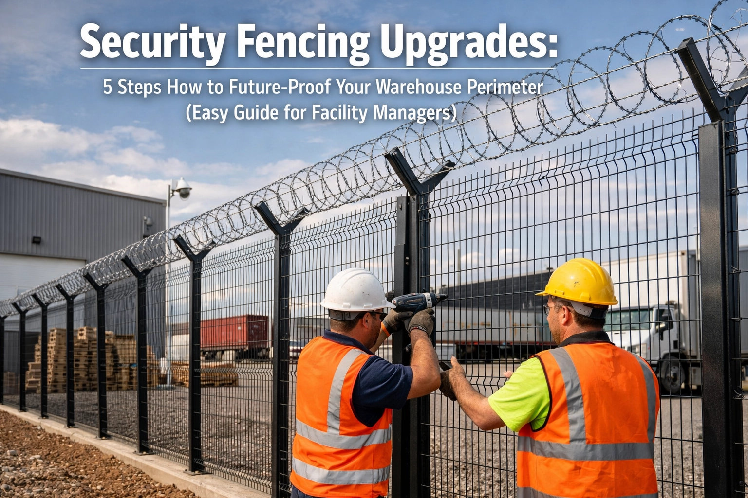 [HERO] Security Fencing Upgrades: 5 Steps How to Future-Proof Your Warehouse Perimeter (Easy Guide for Facility Managers)