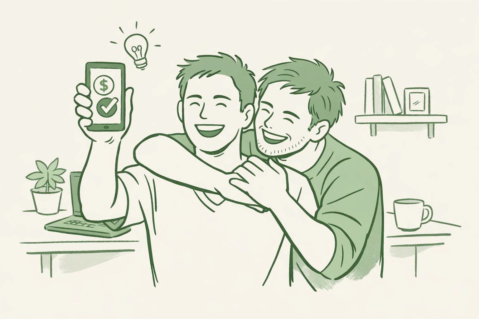 MM romance author celebrating daily royalty payments from direct book sales