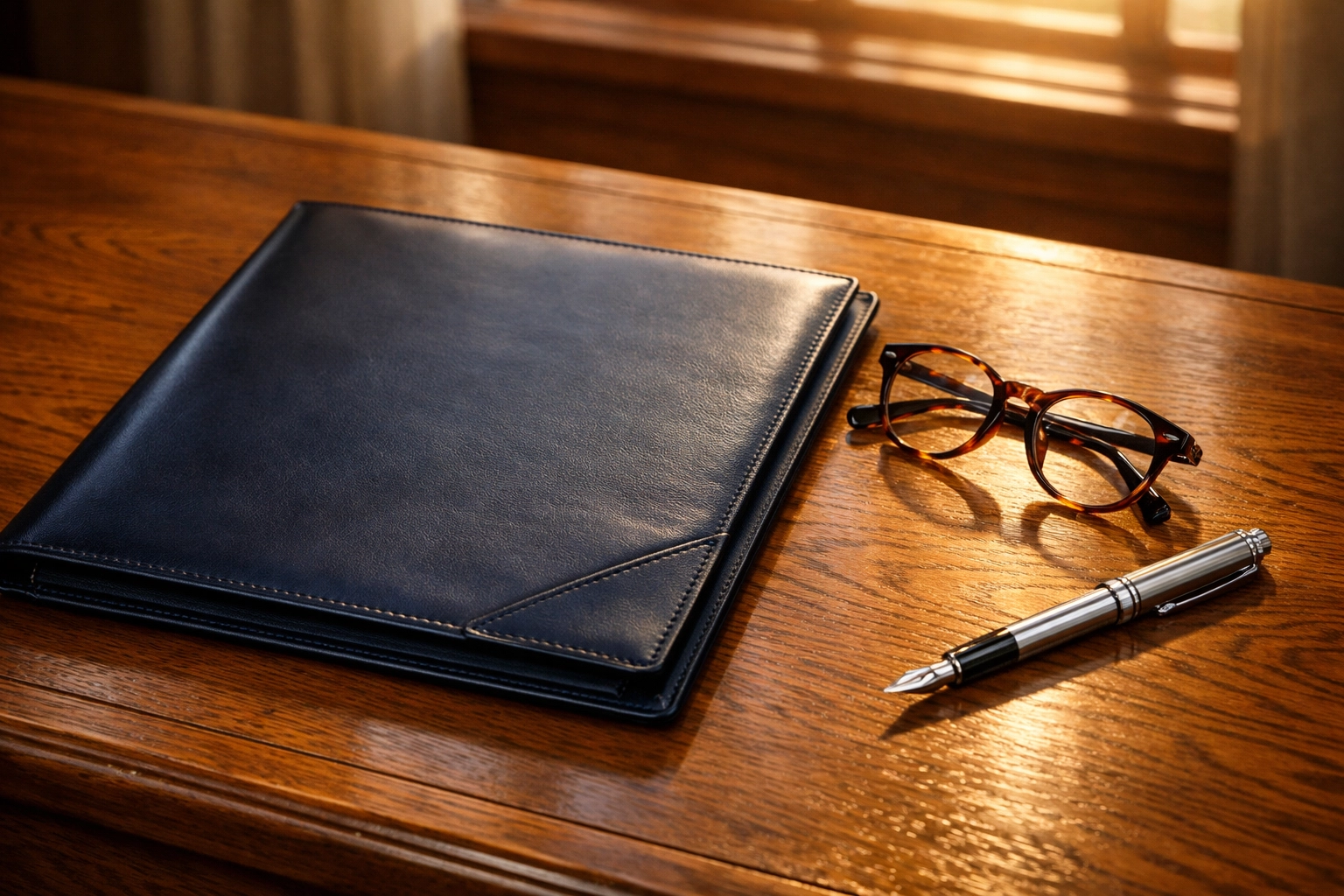 Lasting Power of Attorney legal documents and spectacles on an oak desk for proactive estate planning.