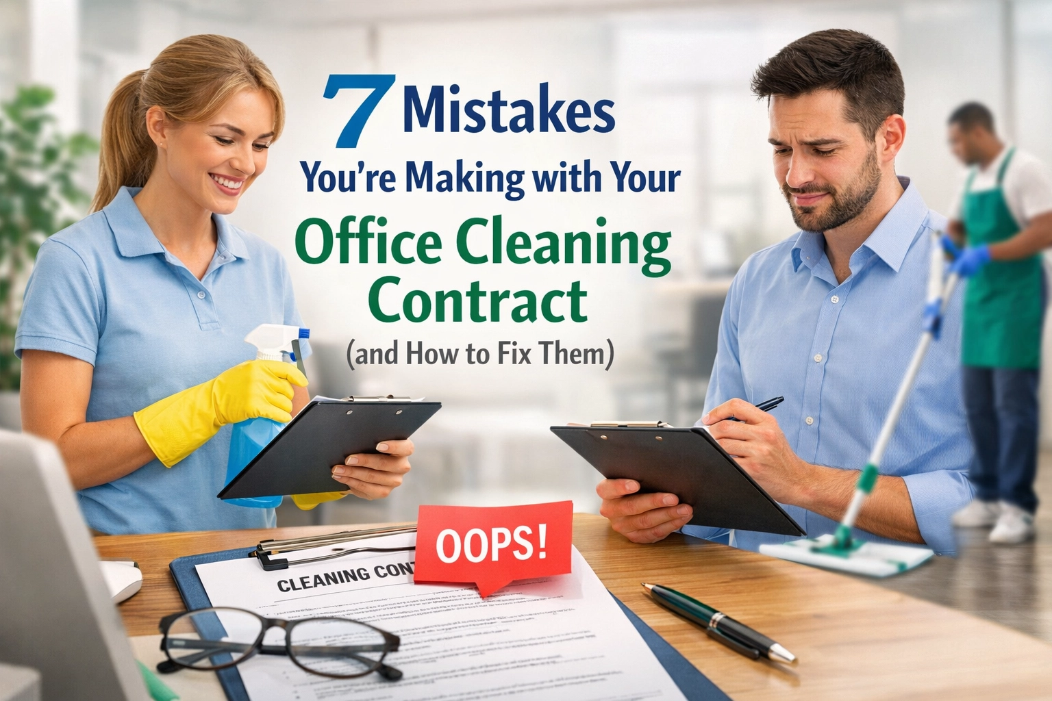 [HERO] 7 Mistakes You’re Making with Your Office Cleaning Contract (and How to Fix Them)
