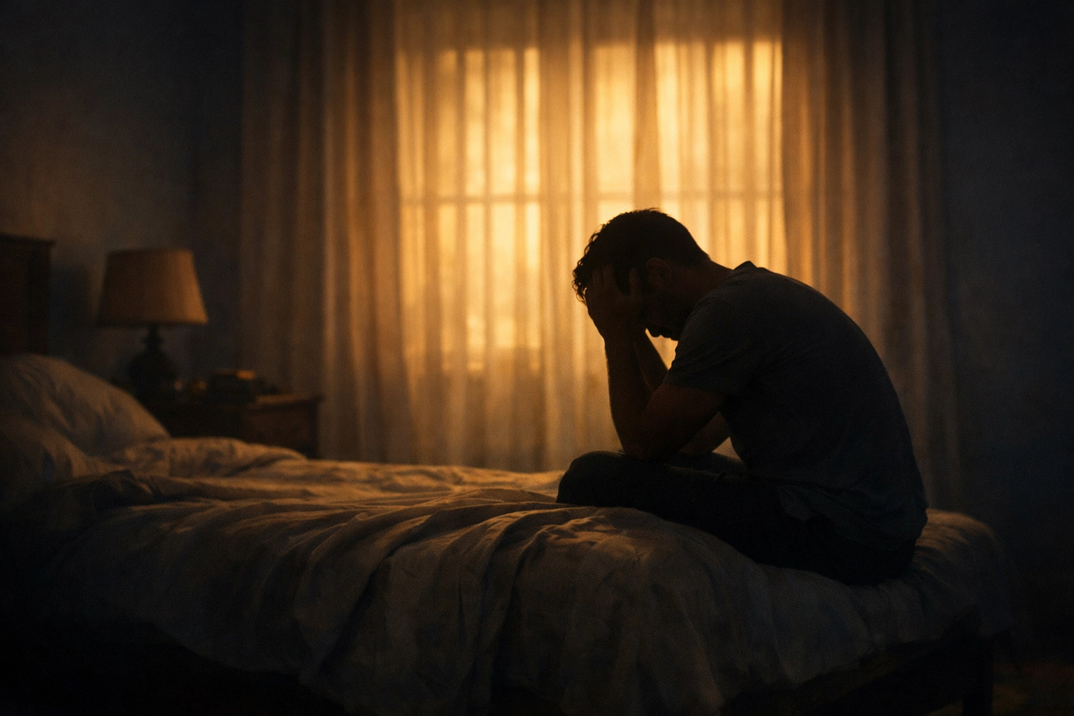 Férfi erekciós diszfunkcióval küzd egyedül - PIED érzelmi hatásai