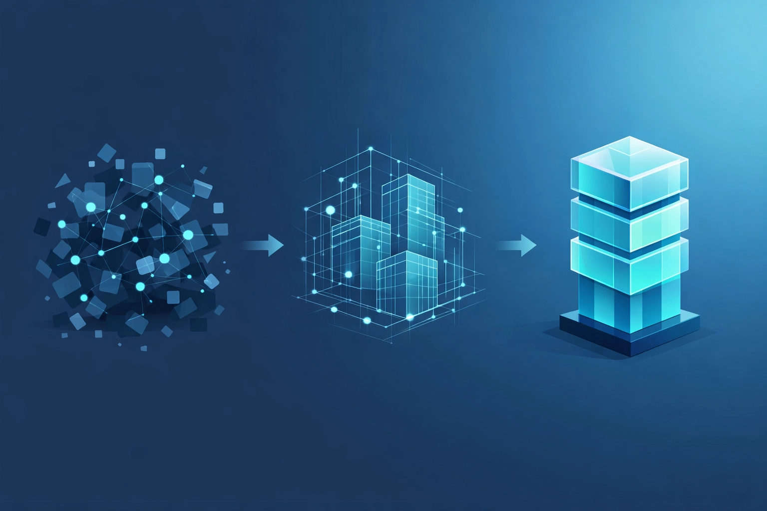 Visualizing the transition from data chaos to a structured GTM operating system and RevOps framework.