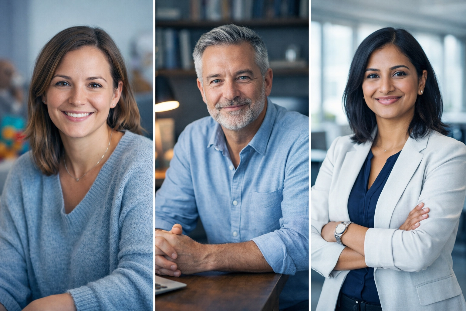 Different California families evaluating their life insurance coverage needs