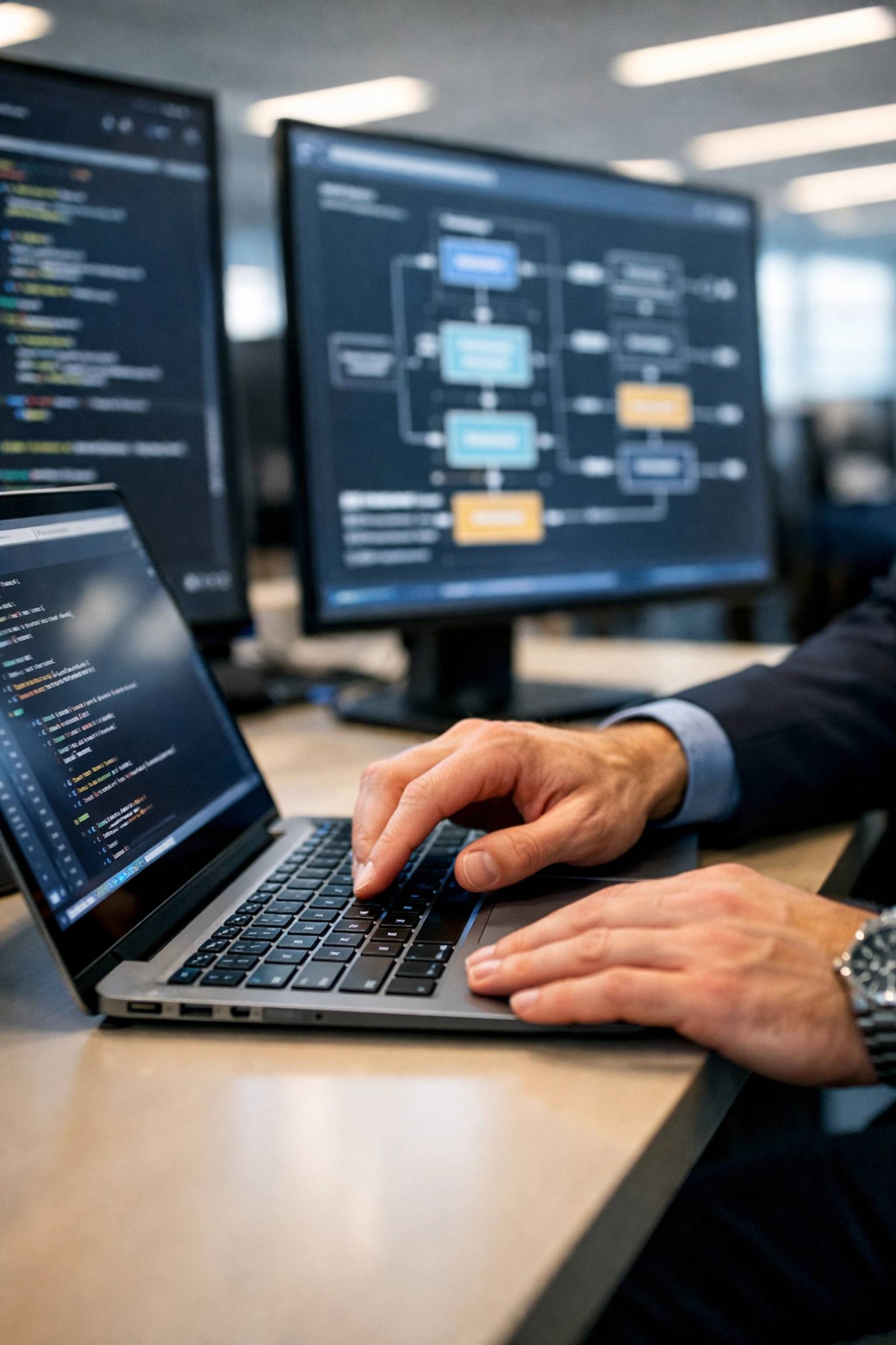 Expert ServiceNow consulting services professional analyzing system architecture and platform health metrics.