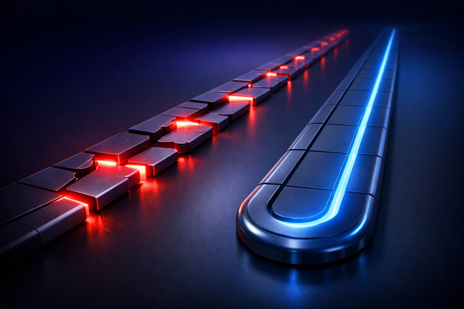 Comparison of reactive IT downtime versus proactive IT uptime for Des Moines businesses