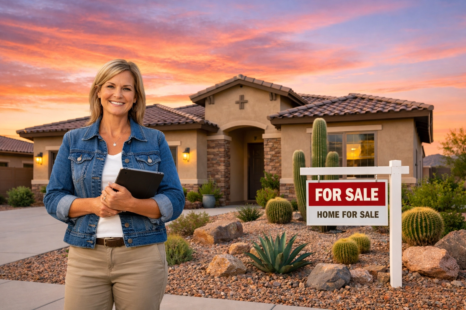 Buckeye AZ home for sale with real estate agent showing balanced market conditions Feb 2026