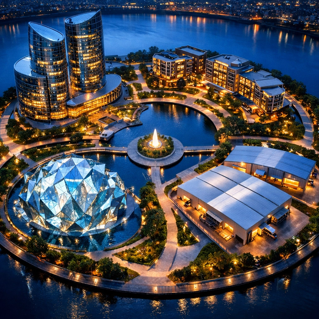 Diversified institutional investment portfolio integrating traditional and alternative assets