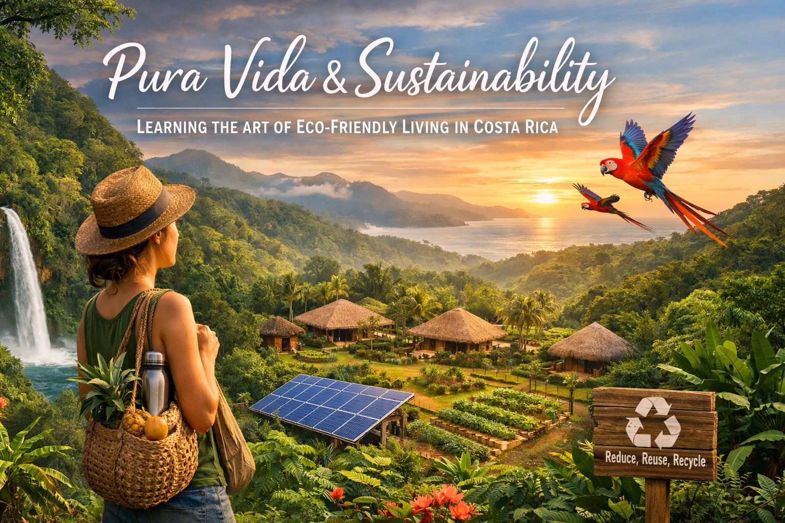[HERO] Pura Vida & Sustainability: Learning the Art of Eco-Friendly Living in Costa Rica