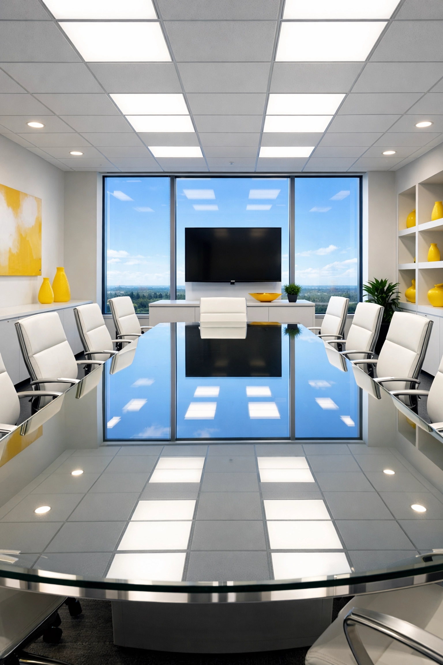 Spotless Braintree office conference room reflecting high professional cleaning standards.