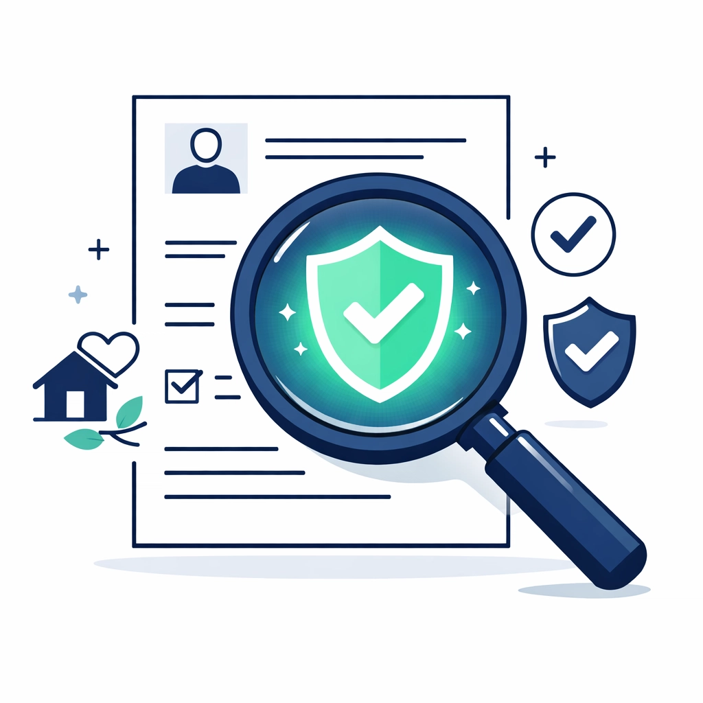 Verifying background checks and safety for home health care services in Dallas.