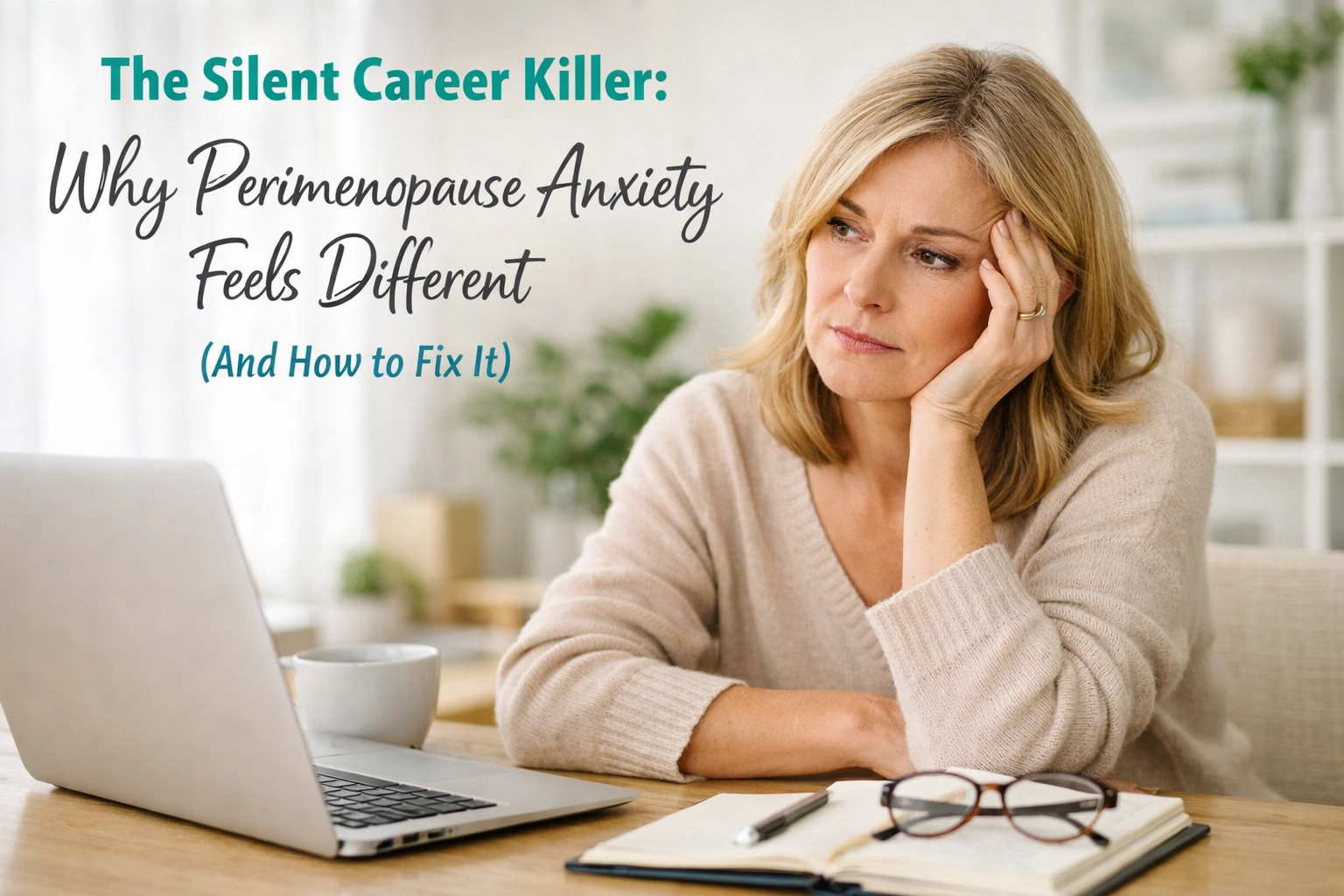 [HERO] The Silent Career Killer: Why Perimenopause Anxiety Feels Different (And How to Fix It)