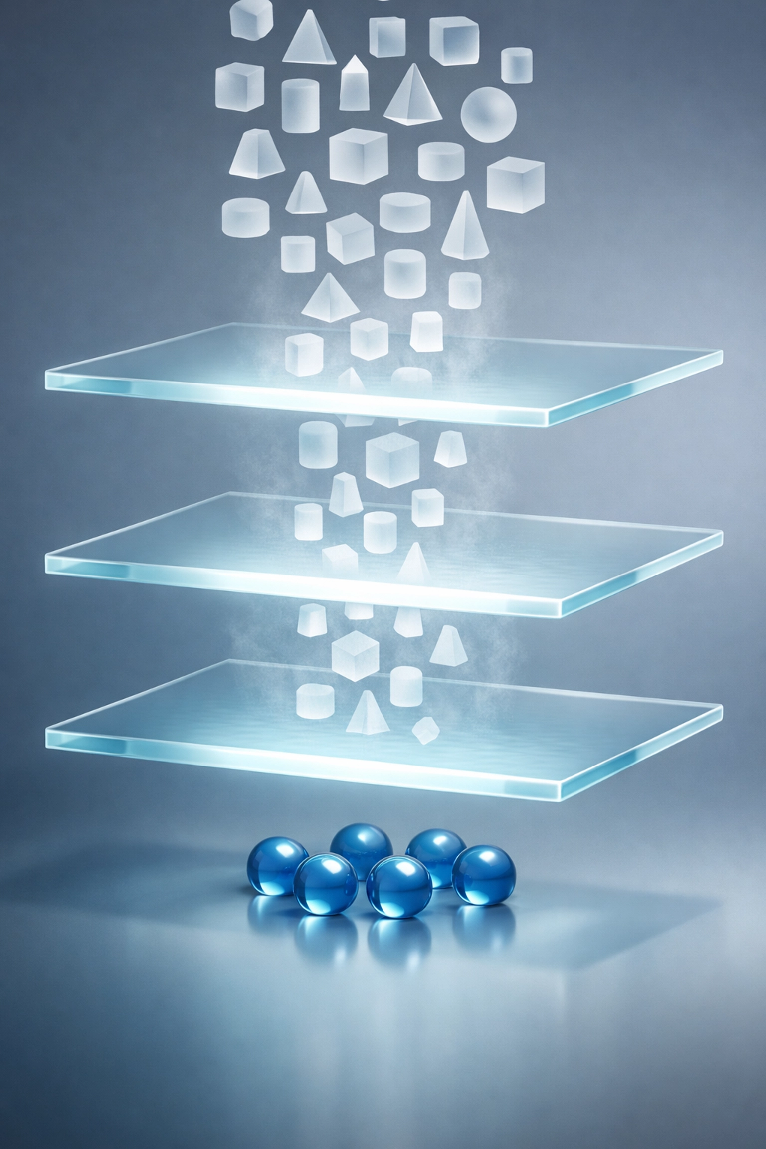 Visual funnel filtering companies by sector and scale to identify true peers for startup valuation analysis.