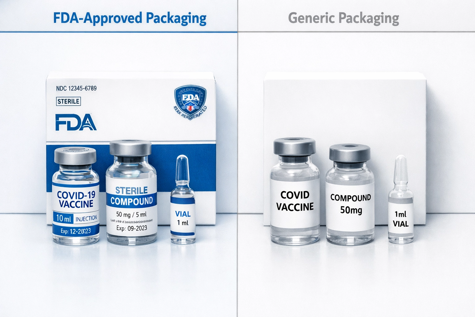 Comparison of FDA-approved versus compounded medication quality standards