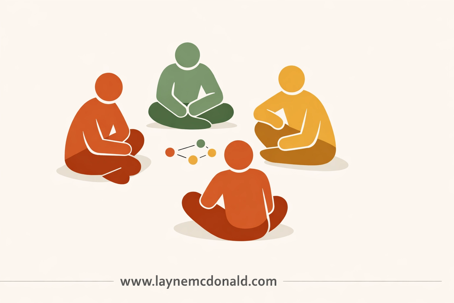 Church leadership team collaborating in circle to build healthy culture coalition