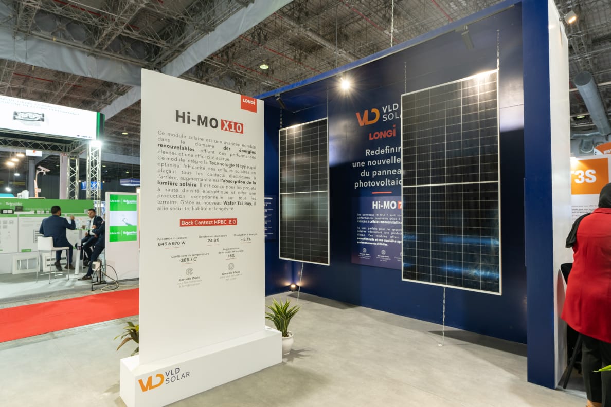 VLD SOLAR exhibition booth