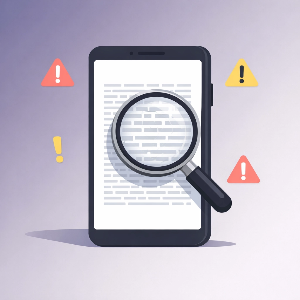 Poor mobile usability with tiny unreadable text causing negative user experience and SEO issues