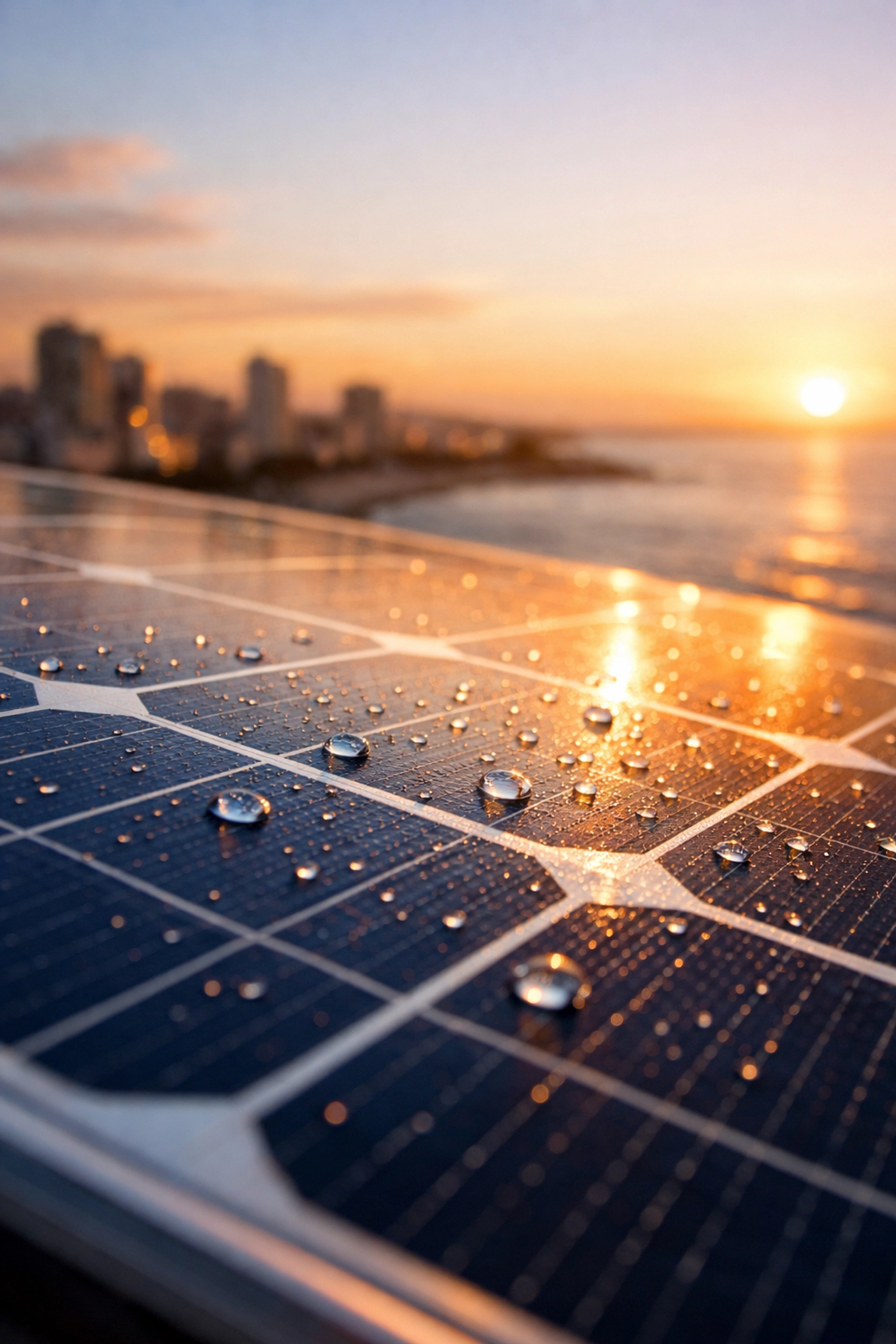 Close-up of clean solar panels after professional maintenance to ensure peak performance and ROI.