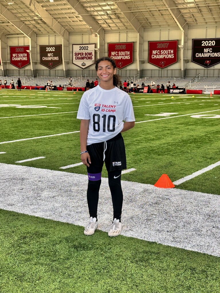 Athlete at USA Talent ID Camp