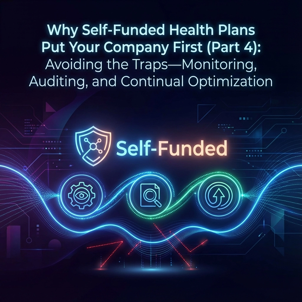 Why Self-Funded Health Plans Put Your Company First (Part 4): Avoiding the Traps: Monitoring, Auditing, and Continual Optimization