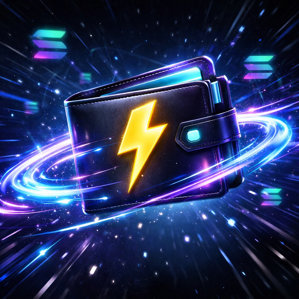 Instant crypto payment transaction on Solana blockchain with sub-second finality and lightning speed