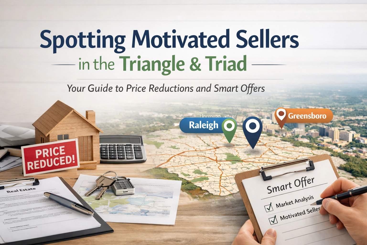 [HERO] Spotting Motivated Sellers in the Triangle & Triad: Your Guide to Price Reductions and Smart Offers