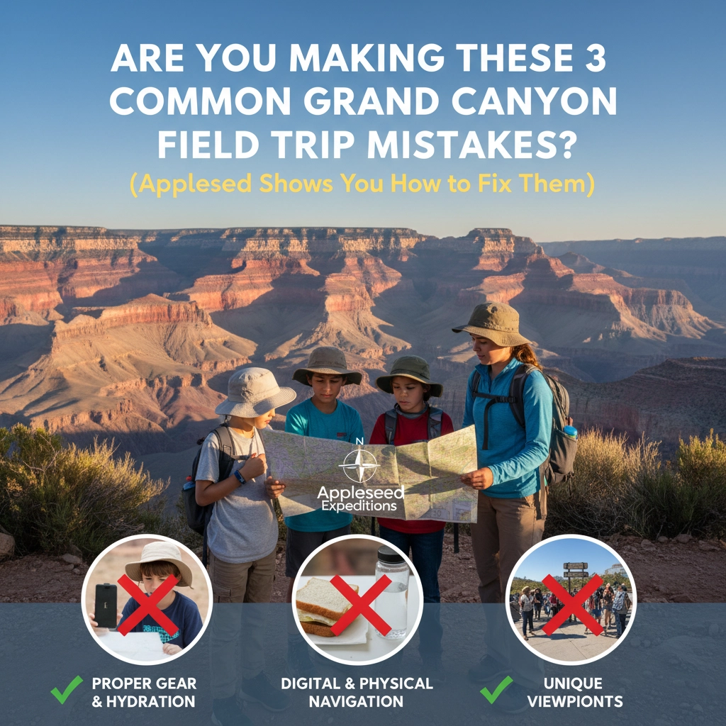 Are You Making These 3 Common Grand Canyon Field Trip Mistakes? (Appleseed Expeditions Shows You How to Fix Them)