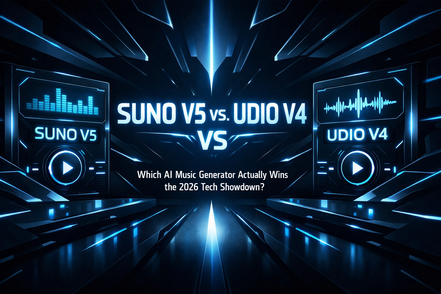 [HERO] Suno V5 vs. Udio V4: Which AI Music Generator Actually Wins the 2026 Tech Showdown?