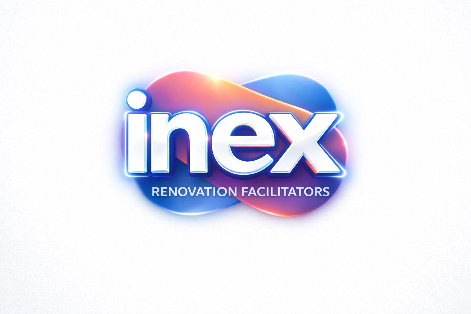 INEX Renovation Facilitators official illuminated logo — “One call, one company, multiple solutions.”