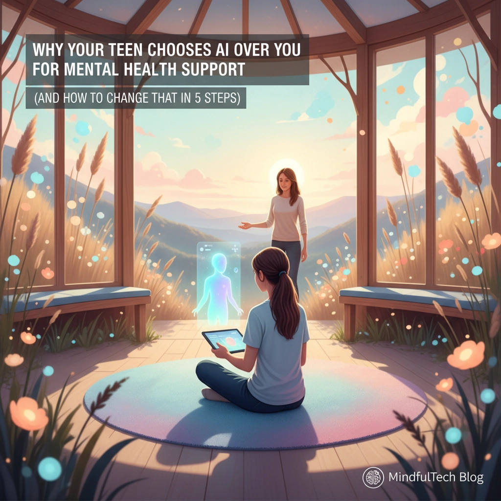 Why Your Teen Chooses AI Over You for Mental Health Support (And How to Change That in 5 Steps)