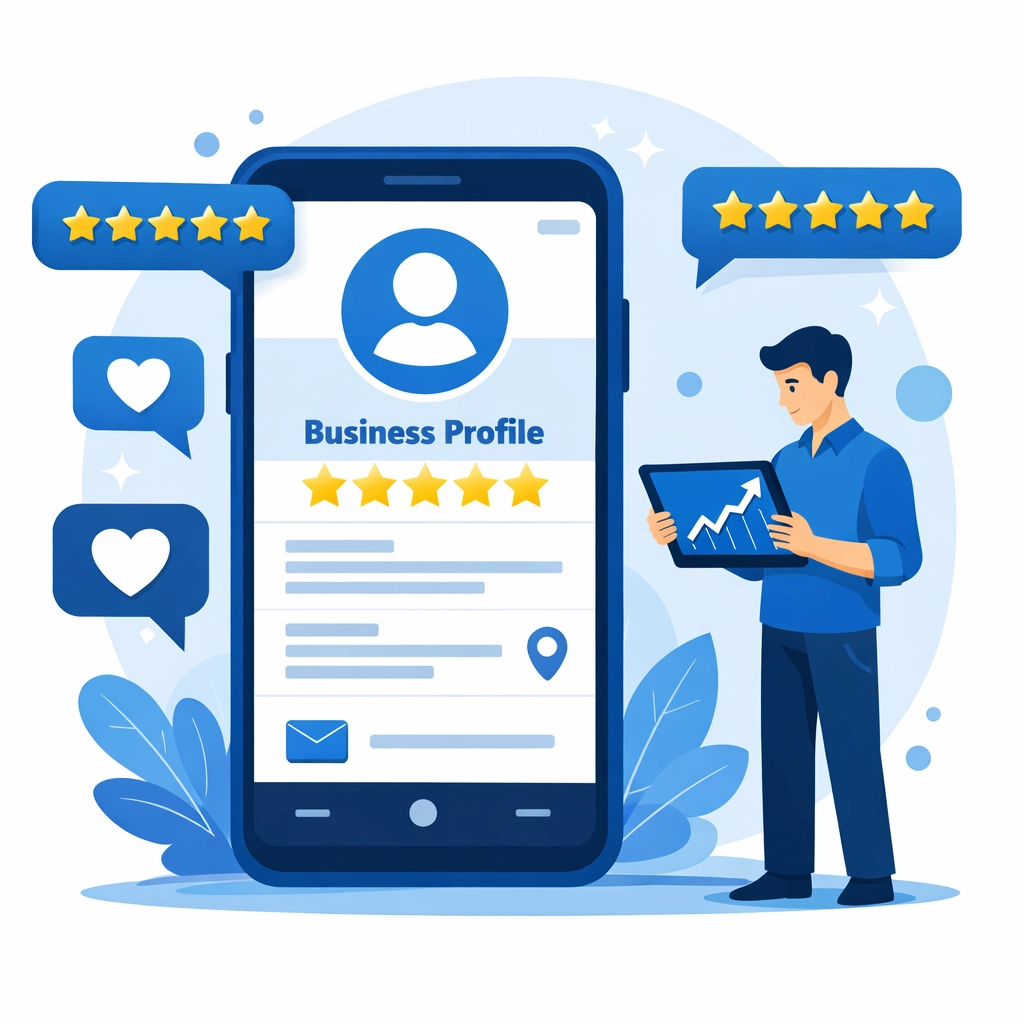 Reputation management and customer review tracking for local SEO services in NJ.