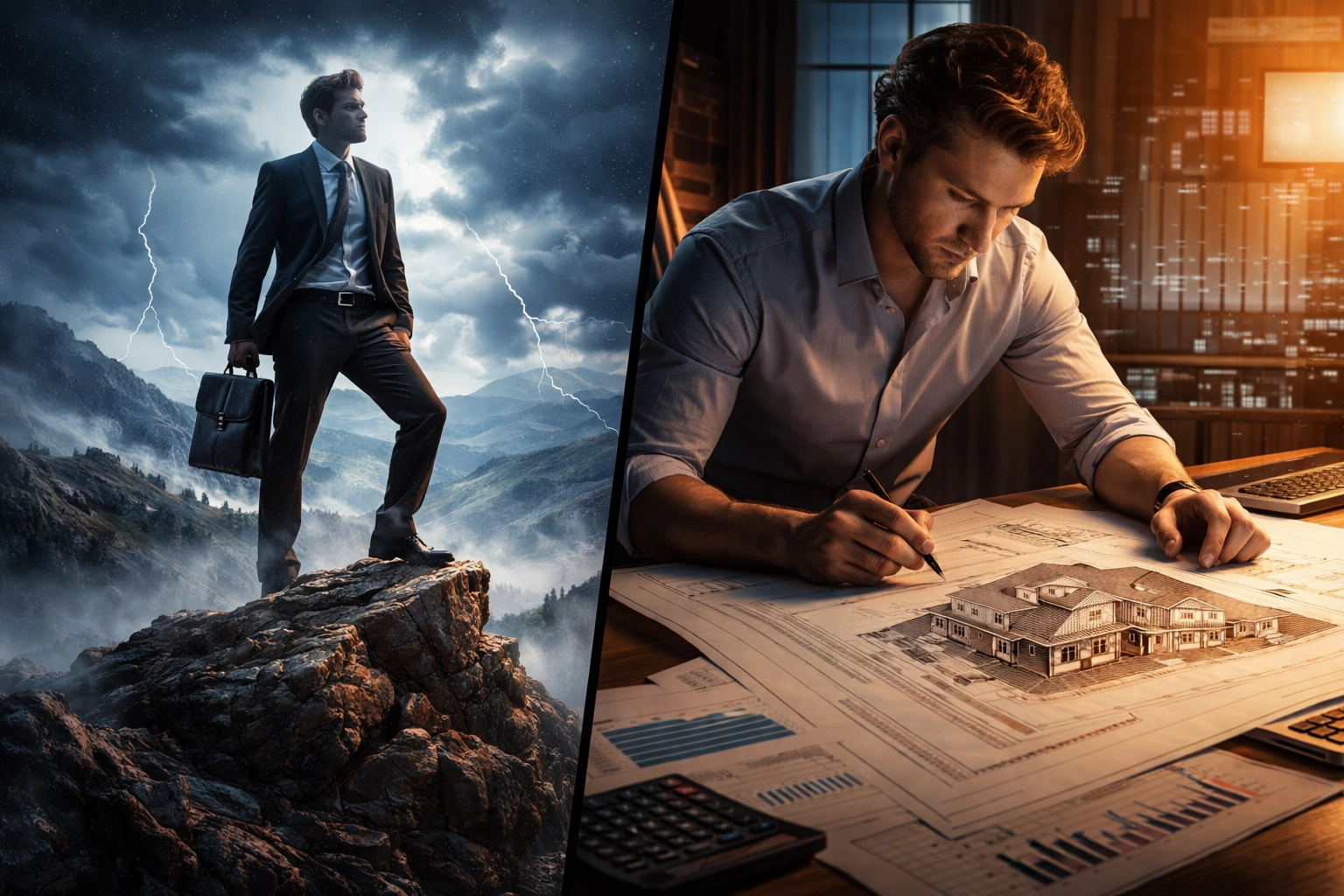 Investor evaluating risk tolerance and financial goals when selecting the right investment platform