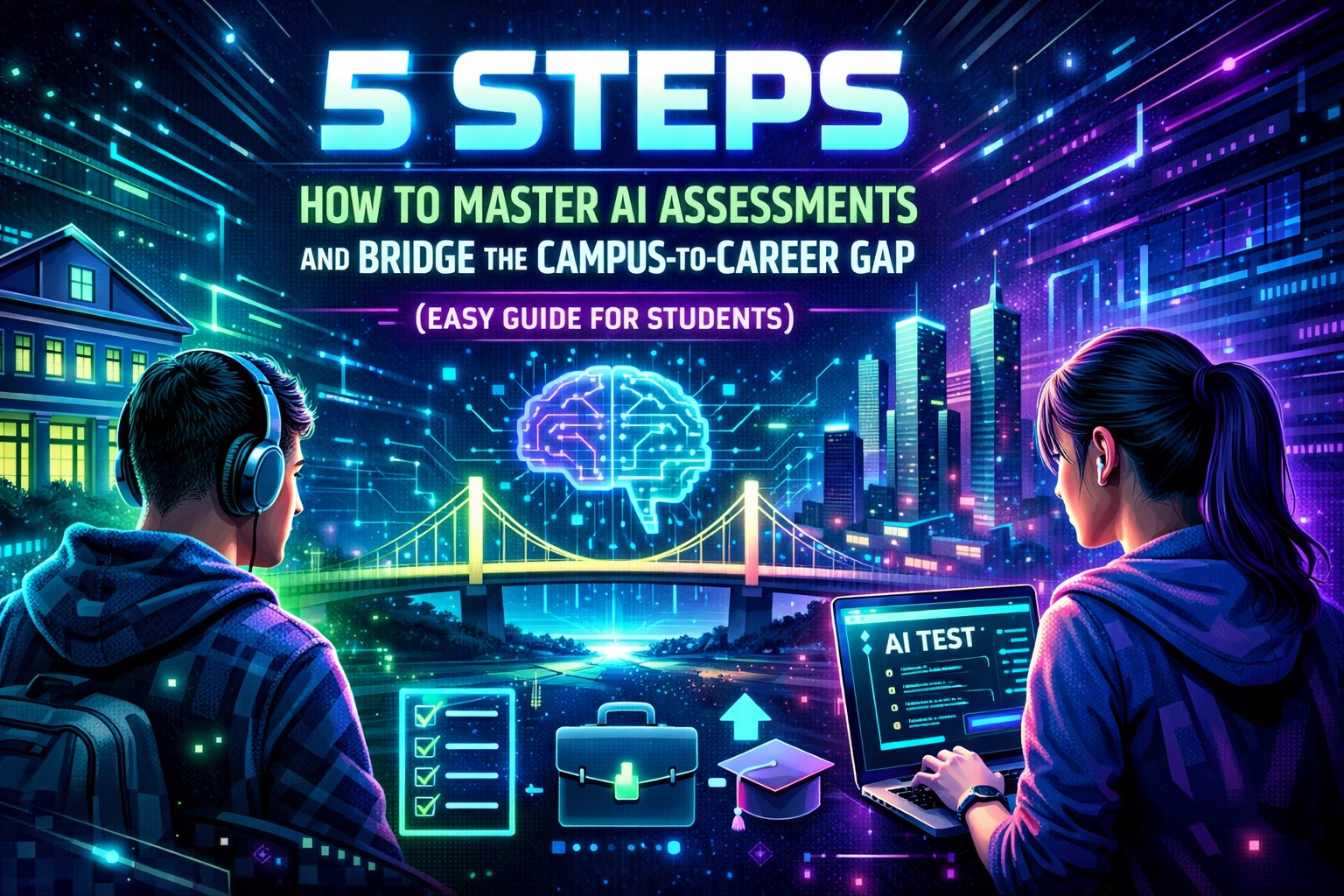 [HERO] 5 Steps How to Master AI Assessments and Bridge the Campus-to-Career Gap (Easy Guide for Students)