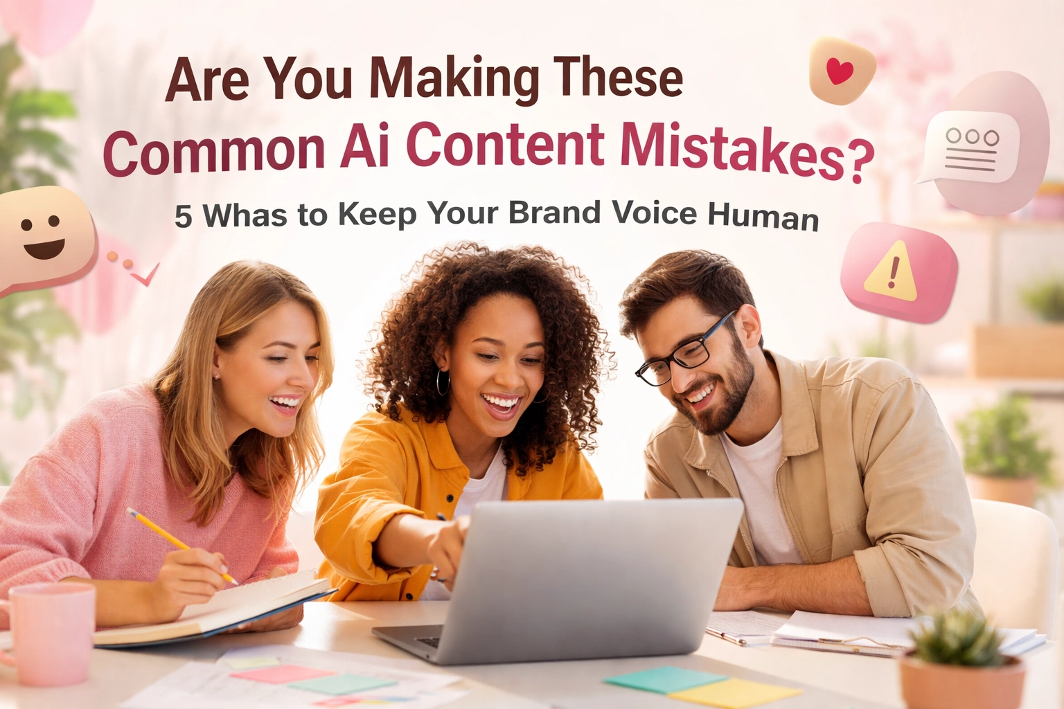 [HERO] Are You Making These Common AI Content Mistakes? 5 Ways to Keep Your Brand Voice Human