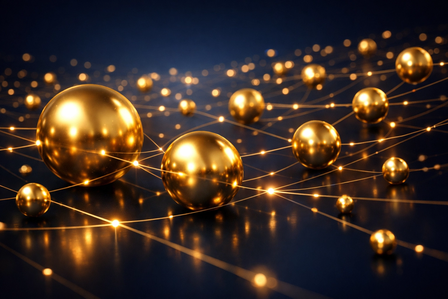 Interconnected network visualizing the $20 trillion private markets ecosystem for institutional investors