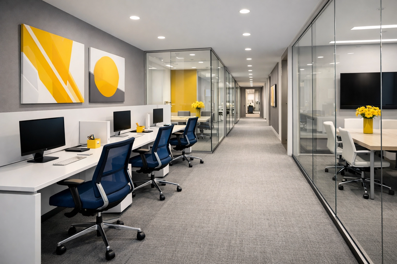 Professional deep cleaning of a modern office in Wellesley MA for a productive workspace.