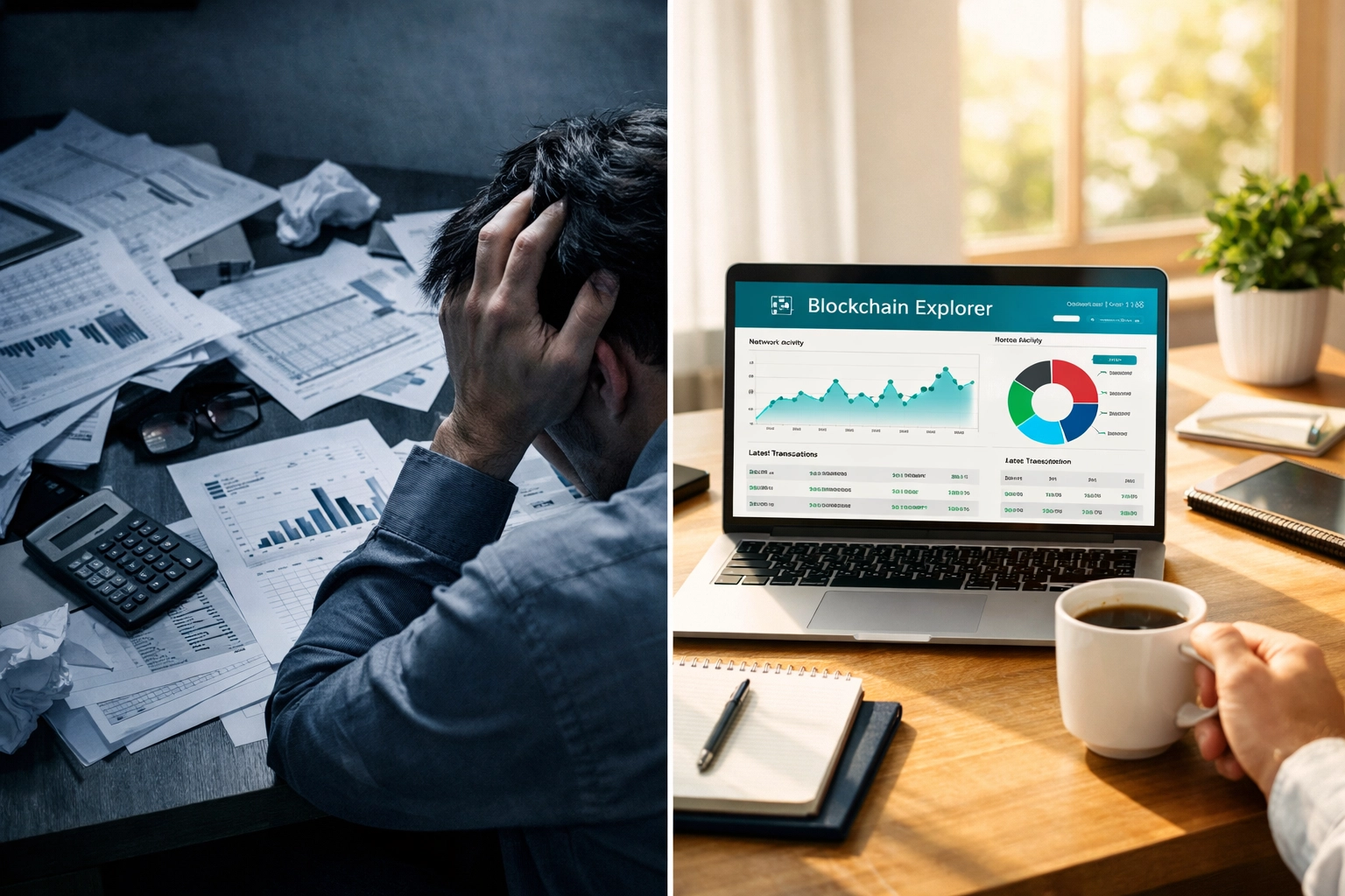 Blockchain transaction transparency through LareScan explorer showing real-time verification